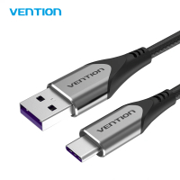 【VENTION 威迅】USB2.0公/Type-C公 2M 極速 充電傳輸線 5A(COF系列)