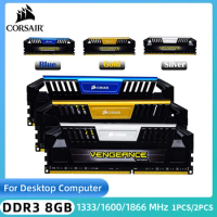 CORSAIR Vengeance LPX RAM DDR3 2X8GB 8GB 1866MHz 1600MHz 1333MHz Desktop Memory PC3-14900 12800 10600 240Pin 1.5V RAM Memory