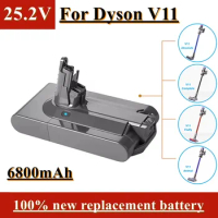 25.2V vacuum cleaner rechargeable battery, Dyson V11,6800mAh~12800mAh, applicable to Dyson V11 Absolute, Dyson V11 Pluizige, etc