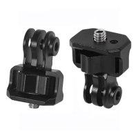 Upgraded 1/4 Inch Screw Tripod Adapter 360 Rotating Mount Holder for Go Pro 10 9 8 Insta360 One X X2 X3 Camera Accessories