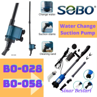 Sobo Suction Cleaning Pump Aquarium BO-028 Penyedut Air Sedut Kotoran Siphone Water Change Gravel F