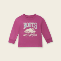 【Roots】Roots 小童- RBA寬版長袖T恤(紫色)