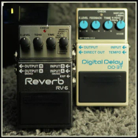 Reverb Delay/Delay Electric Guitar Stompbox