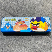 KOTAK PENSIL ANAK ANGRY BIRDS BIRU