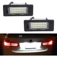 Car LED License Plate Light for BMW E30 E34 E36 E39 E46 E53 E60 E70 E71 E90 E92 E93 X1 X3 X5 Number Lamp Direct Lights Assembly