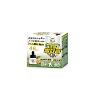 【鱷魚】液體電蚊香雙罐裝46ml-果香木質(日本原體、寶寶孕婦寵物皆適用、有效防治登革熱病媒蚊及小黑蚊)