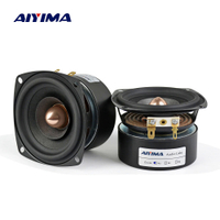 AIYIMA 2Pcs 3 Inch Audio Speaker 4Ohm 8Ohm 15W Full Range Speaker HIFI Treble Mediant Bass Loudspeaker DIY