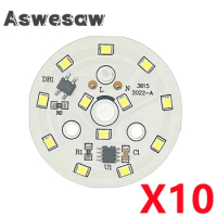 10pcs LED Chip for Downlight 3W 5W 7W 9W 12W 15W 18W SMD 2835 Round Light Beads AC 220V-240V Led Downlight Chip Lighting