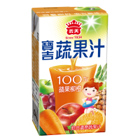 義美 寶吉蔬果汁-蘋果柳橙(125mlx24入)