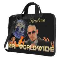 Laptop Bag Real Eyes Realize Portable Briefcase Bag Mr. Worldwide For Macbook Air Acer Dell 13 14 15 Travel Computer Pouch