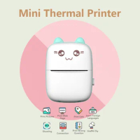 Mini Printer Portable Label Printer Sticker Wireless Inkless Self-adhesive Thermal Printer Impresora Portátil IOS Android
