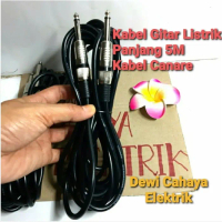 KABEL JACK-JACK /KABEL GITAR LISTRIK 5 METER KABEL CANARE - HOPE ONE