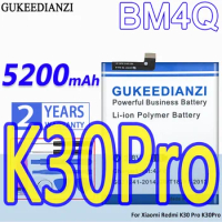 High Capacity GUKEEDIANZI Battery BM4Q 5200mAh For Xiaomi Mi Poco F2 Pro, F2Pro for Redmi K30Pro