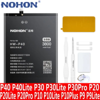 NOHON Battery For Huawei P40 P30 P20 Pro Lite P9 P10 Plus Replacement Mobile Phone Bateria HB525777EEW HB366481ECW HB436486ECW
