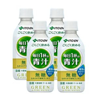 日本進口ITOEN伊藤園青汁大麥若苗抹茶風味飲料0脂果蔬汁350g瓶裝