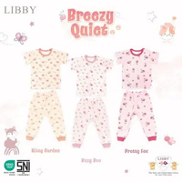 LC - BANYAK MOTIF Promo 3Pcs LIBBY Miyo Aruchi Setelan Atasan Pendek + Celana Panjang SML 2L XL XXL 