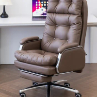 Commerce Leather Office Chair Electric Massage Boss Vanity Gaming Study Chair Headrest Silla De Escritorio Office Furniture