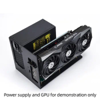 New Egpu thunderbolt 3 to pcie Graphics card external bracket stand by 6900XT/rtx3090 ATX power supply can be installed
