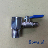 "Fit Connector Stop Kran / Ball Valve 1/4"" Reverse Osmosis RO Filter Air"
