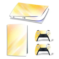 Gold Color PS5 Digital Decals PS5 console and controllers skin sticker vinyl PS5 Digital Edition Skin Sticker Accessories