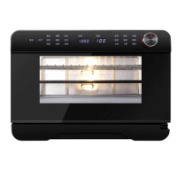 Household Large Capacity Electric Oven Steam Oven Desktop Steaming Baking Frying Electric Oven Machine Pizza Machine