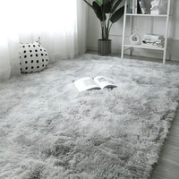 Besson Karpet Bulu Matras Living Room Rug 80x160cm Gray