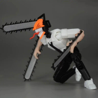 3D Pattern, Chainsaw Man Anime, Multi-point Action Figure, Military Model Figure, Gift