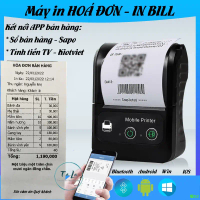 Máy in nhiệt PT280 Bluetooth để in bill, in hóa đơn, kết nối điện thoại hoặc máy tính - laptop-hỗ tr