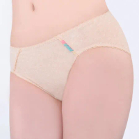 【思薇爾】彩棉系列M-XL素面低腰三角內褲(蜂蜜膚)