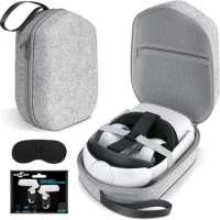 For Pico4/Oculus Quest 2 VR Glasses Travel Carrying Case For Oculus Quest 2 Protective Bag Hard Storage Box VR Accessories