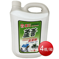 ★免運★箱購免運 鷹王 蘆薈抗菌洗潔精(5kg*4桶/箱) [大買家]