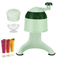 manual Ice Shaver Summer Outdoor Indoor Ice Crusher Non-Slip Flavored Snacks Snow Cone Machine for Kids ice Shaver for Picnics