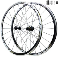 700c Road Bike Wheelset bicycle wheel Planet ratchet clincher Aluminium alloy rims V/C brake QR Sealed Bearing HG 11/12speed