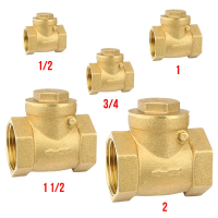 BRASS SWING CHECK VALVE 1\ INCH Brass Foot Valve Spring Check Valve Non Return With Mesh 2 Way Injap