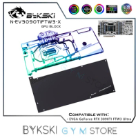 Bykski GPU Water Block For GALAX GeForce RTX3090TI HOF OC Lab Edition Video Card,VGA Copper Radiator N-GY3090TIHOF-X