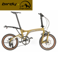 【Birdy】Jungle Explorer越野18吋10速前後避震鋁合金折疊單車(三代鳥車 OUTDOOR 野營STYLE 露營STYLE)