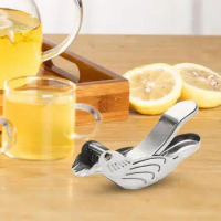 Manual Bird Shape Lemon Clip Portable Round Metal Orange Squeezer Hand Pressed 304 Stainless Steel Fruit Juicer Pomegranate