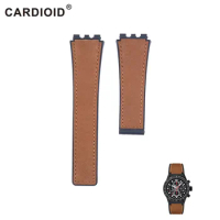 22mm Classic Silicone &amp; Leather Watchband For TAG HEUER Series Unisex Quality Band Soft Watch Strap For CARRERA Wrist Bracelet