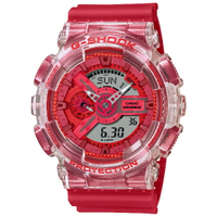 CASIO卡西歐 G-SHOCK扭蛋系列 驚奇扭蛋 雙顯 紅 42.8mm GA-110GL-4A｜樂天全館特惠中★指定刷卡回饋10%