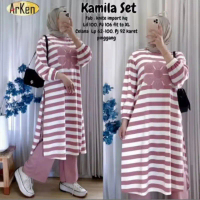 LILI SET / KAMILA SET SETELAN LONG TUNIK SALUR