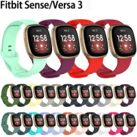Sport Bracelet Wrist Strap For Fitbit Versa 3 4 Smart Watch Band Soft Correa For Fitbit Sense 2 Watchbands Accessories
