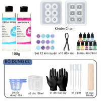 Combo Làm Vòng Cổ, Vòng Đeo Tay Epoxy Resin, Bộ Kit Làm Vòng Tay Diy Theo Sở Thích - Epoxy Resin