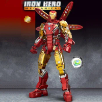 Marvel Superheroes Avengers Movie Iron man MK-85 Armor Robot Figure Building Blocks Bricks Classic Model Kids Toys for Boys Gift