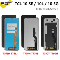 For TCL 10 SE LCD T766H 10 5G LCD T790Y T790H Display Touch Screen Digitizer For TCL 10L T770H 10 Pro T799H LCD 10 Plus T782H
