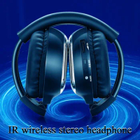 Cheap Price IR In Car Wireless Headphone Infrared Headset Stereo Foldable Earphone for TV / Car / Classroom 2 Channels