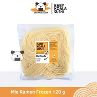 MIE RAMEN Plain Frozen Tanpa Bumbu 120 g Halal | Ramen Noodle Frozen Jepang