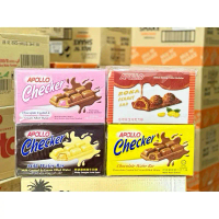 COD Apollo Checker Chocolate Coated Wafers, 1 Box Contains 24 Pieces.