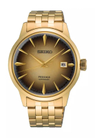 Seiko Seiko Presage Cocktail Time ‘Half And Half’ Gold Gradient Dial Gold-Tone Stainless Steel Band 