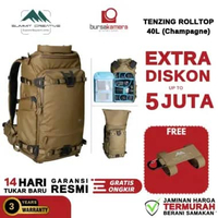 Summit Creative Large 40L Rolltop Camera Backpack Tenzing Tas Kamera Outdoor 40 L Tas Ransel Kamera 