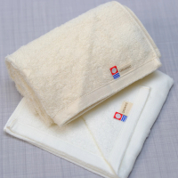日本今治認證有機棉食用酵素染紗布方巾 單入 EUSEEL優秀生活公司貨(今治毛巾 有機棉 今治認證)